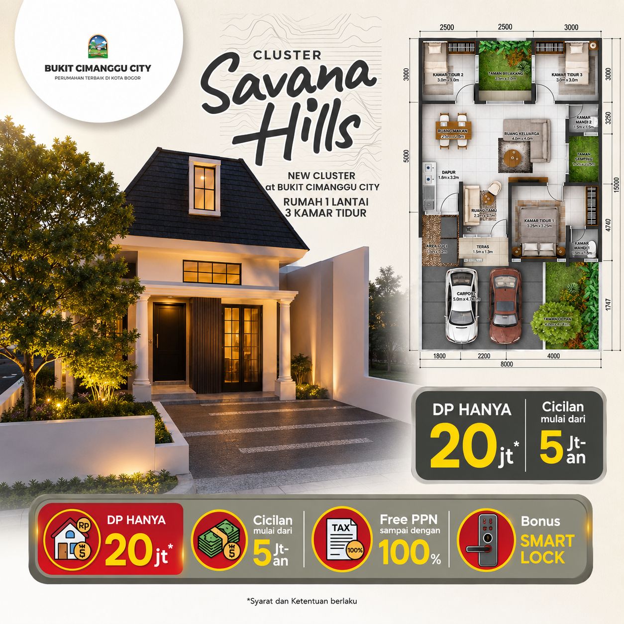 Promo Perumahan Bukit Cimanggu City